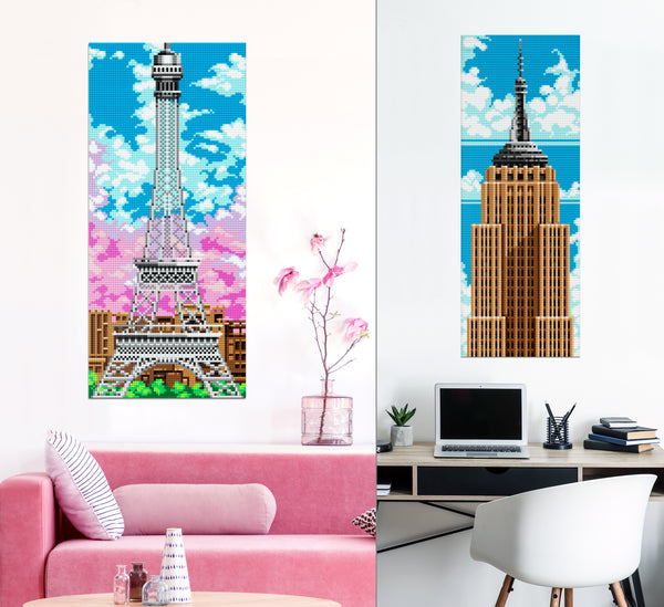 Introducing the Icons of Architecture: Pix Brix's Eiffel Tower and Empire State Building Kits