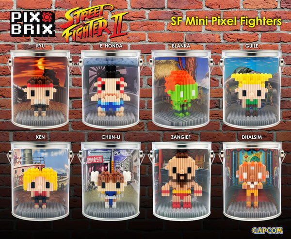 Street Fighter® 3D Mini Pixel Fighter – Zangief