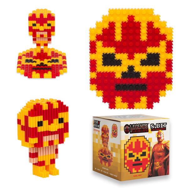 Solar Luchador Pixel Puzzle Kit: Legends of Lucha Libre