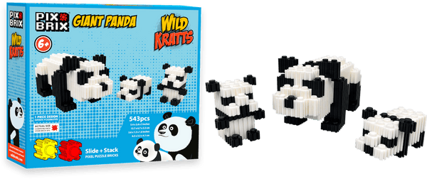BRIESTAセット Giant Panda Building Set Inspired by Wild Kratts