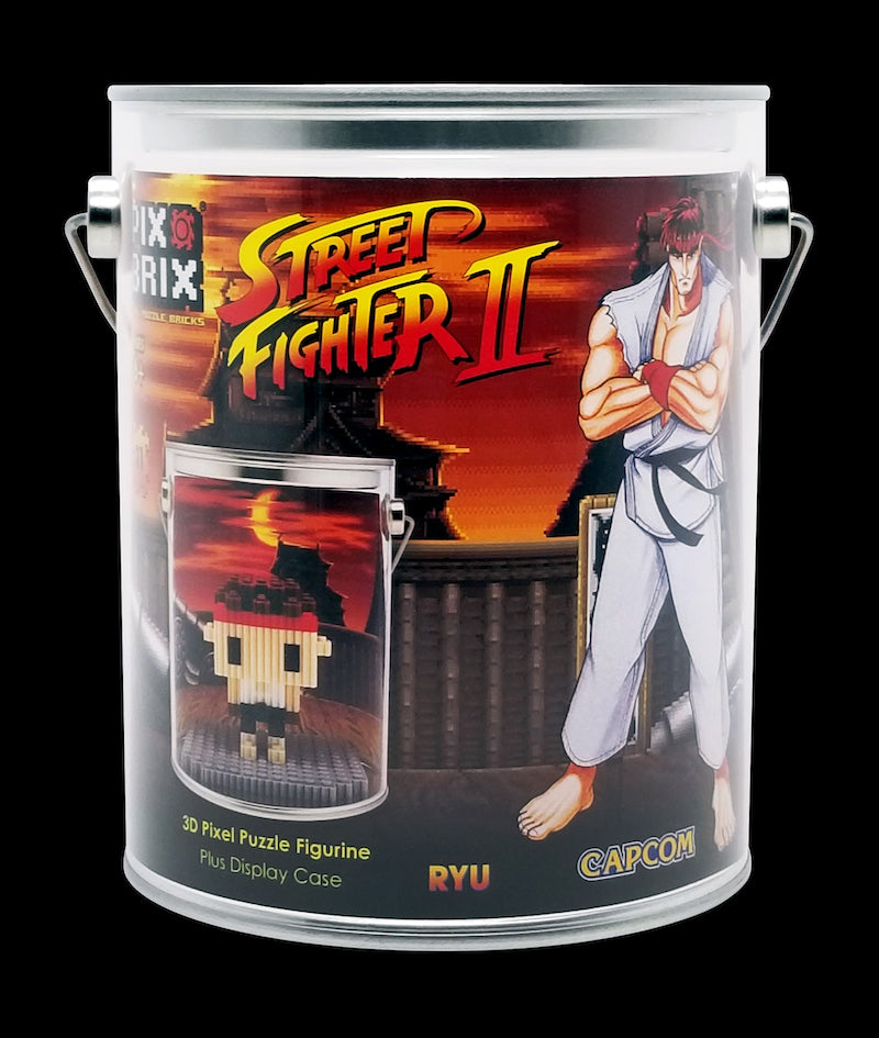 Street Fighter® 3D Mini Pixel Fighter – Ryu