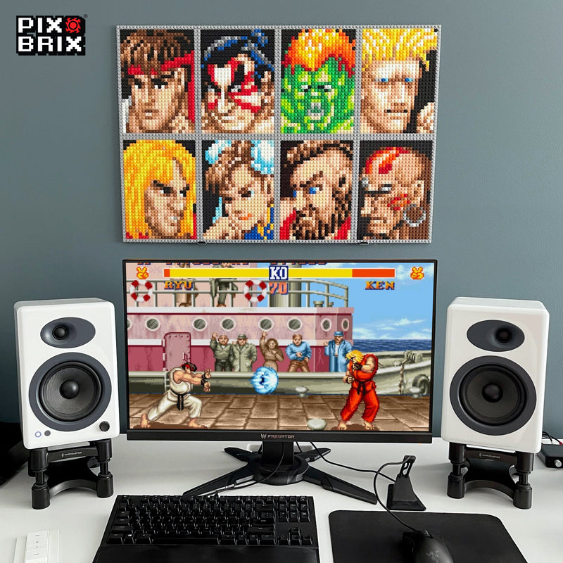 Ryu Street Fighter® Pixel Puzzle Bricks