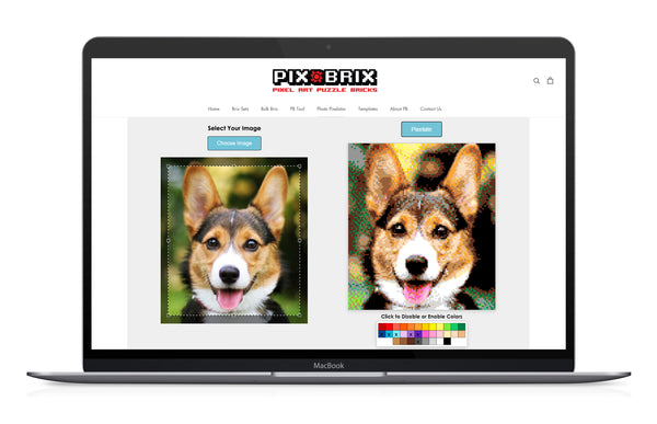 Here are a few examples of what people have created with the Pixelator: Picture of Puppy