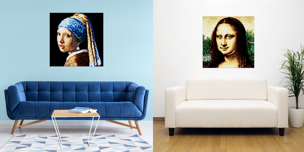 Art Meets Pixel: Unveiling the Mona Lisa and Girl with the Pearl Earring Puzzles in Pix Brix's Artist Series