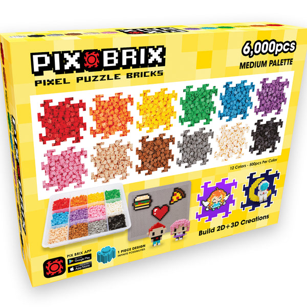 メックビルバリセット 6000pc Medium Palette Pix-Brix Kit - Sop now!