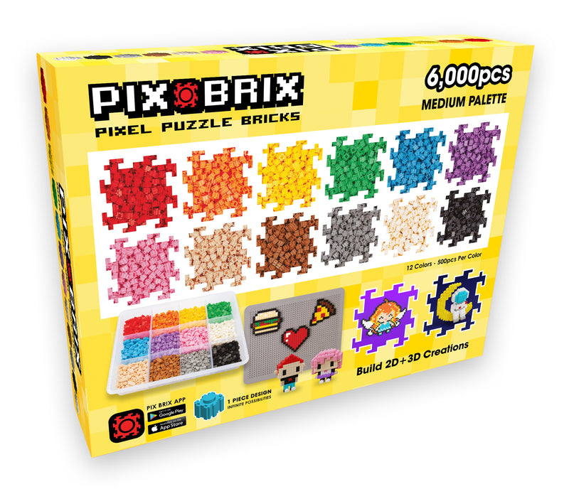 6000pc Medium Palette Pix-Brix Kit - Sop now!