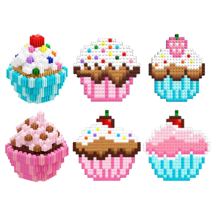 Pix Brix Food Bottle – Cupcakes Set