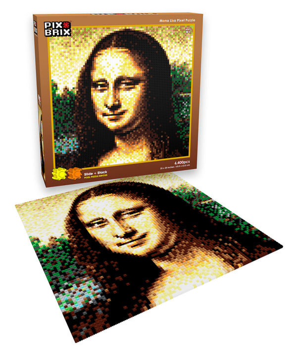 Mona Lisa Pixel Puzzle Completed