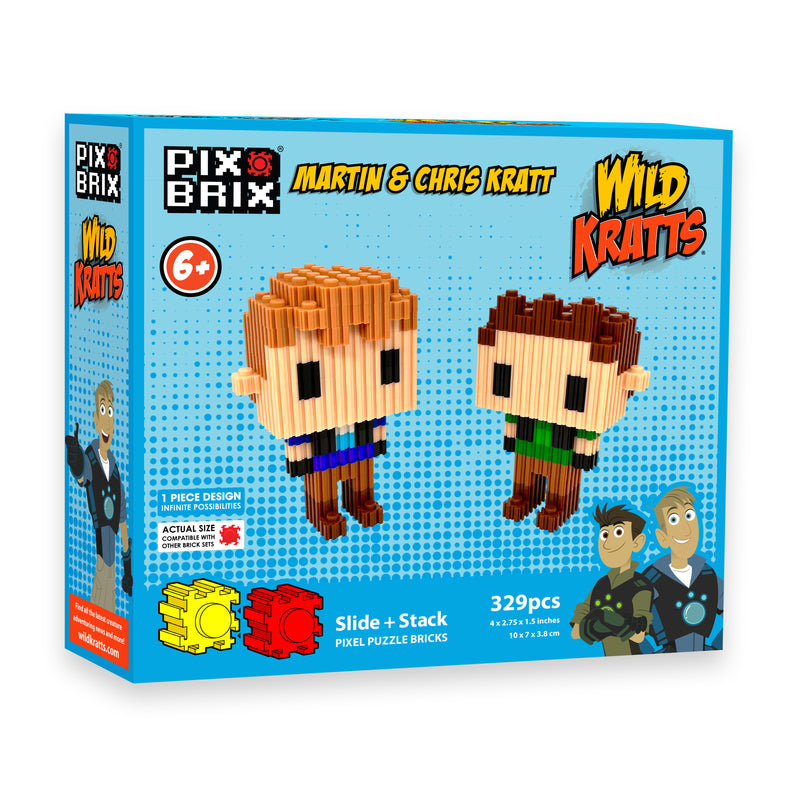 Pix Brix Wild Kratts Bundle Set: The Ultimate Wildlife Building Adventure