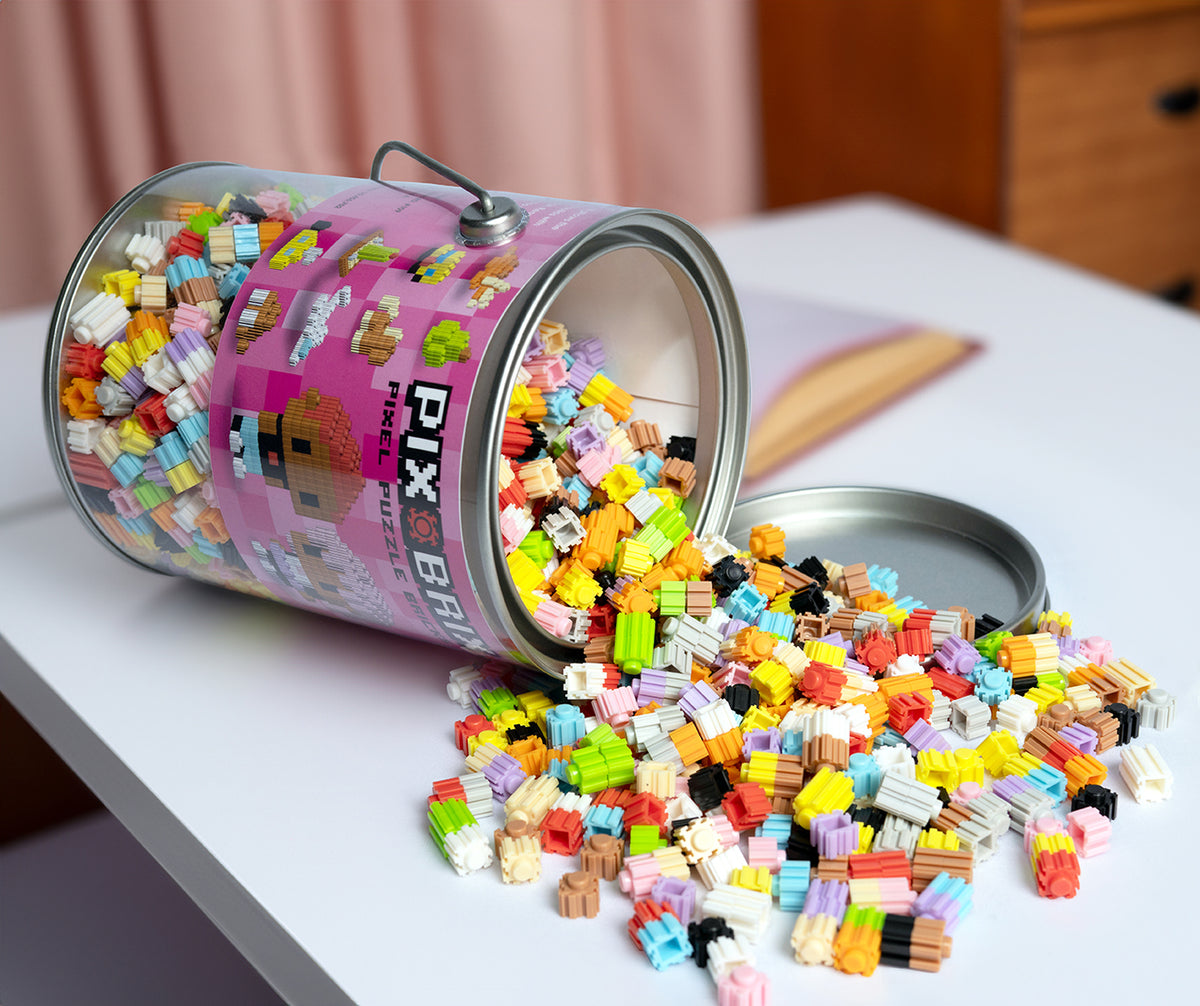 1500pc Paint Can Pixel Art Kit - Creative Fun