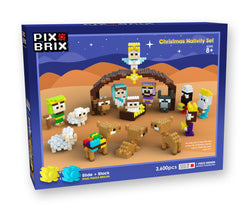 ビスクドール　宝箱　ミニチュア Pixel Puzzle Nativity Set | Christmas Craft
