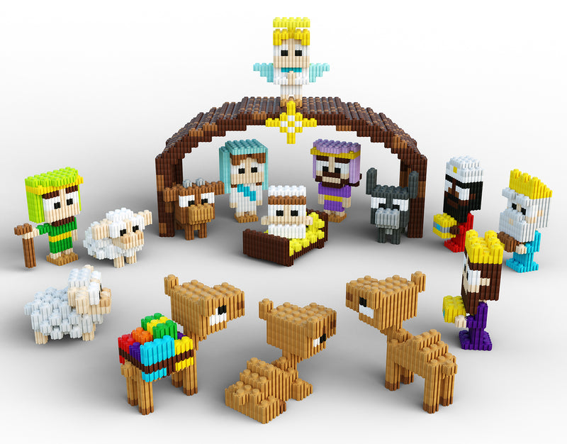 Pix Brix Nativity Set