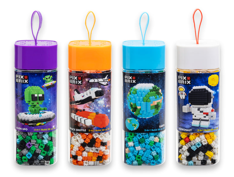 Pix Brix Space Bottle Bundle – Complete 4-Set Collection
