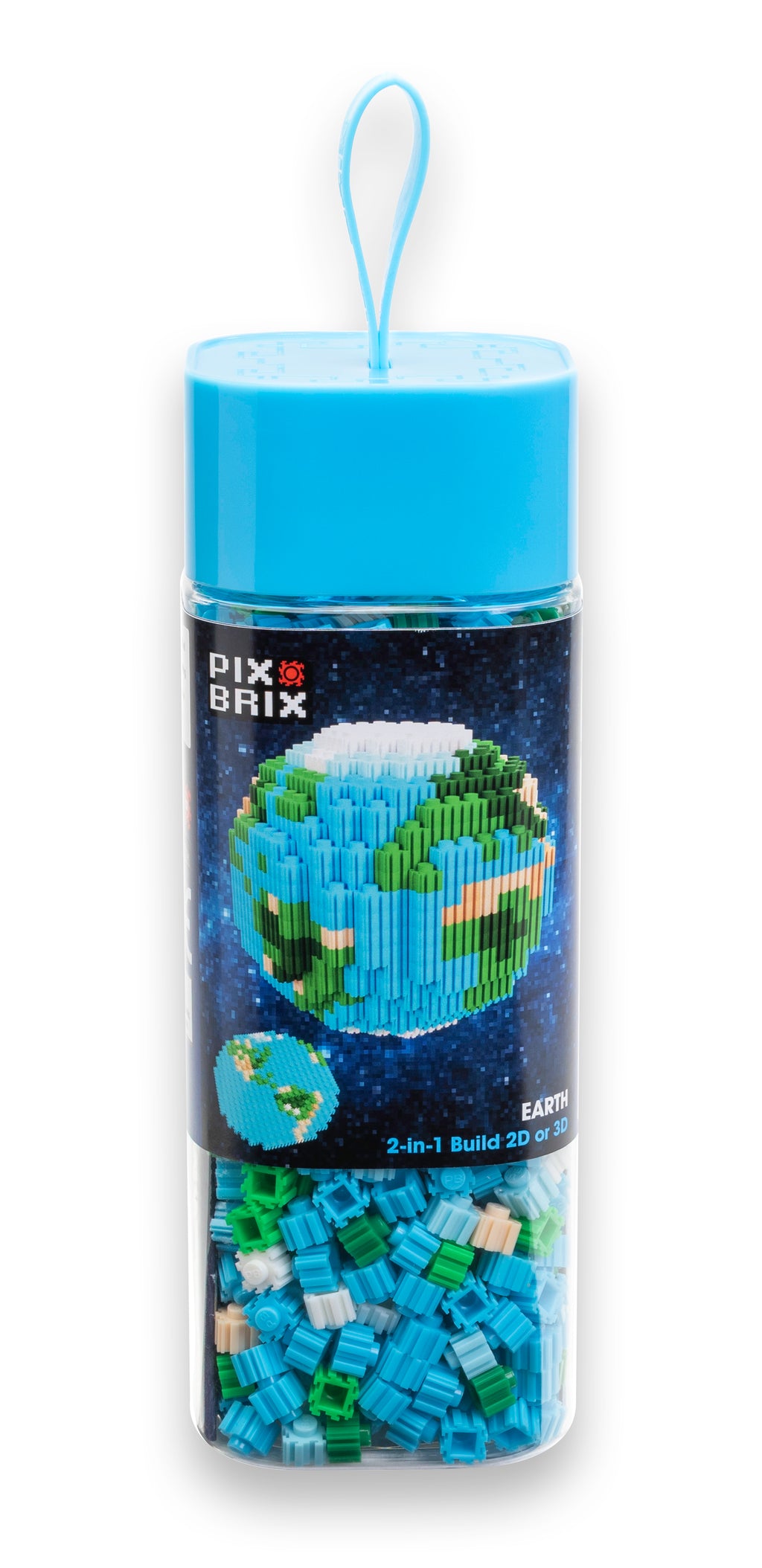 Earth Pixel Puzzle | 2D And 3D Globe Pixel Kit