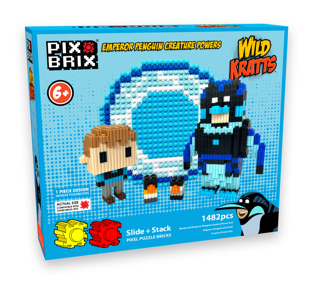 Build Martin's Emperor Penguin Suit with Pix Brix Kit