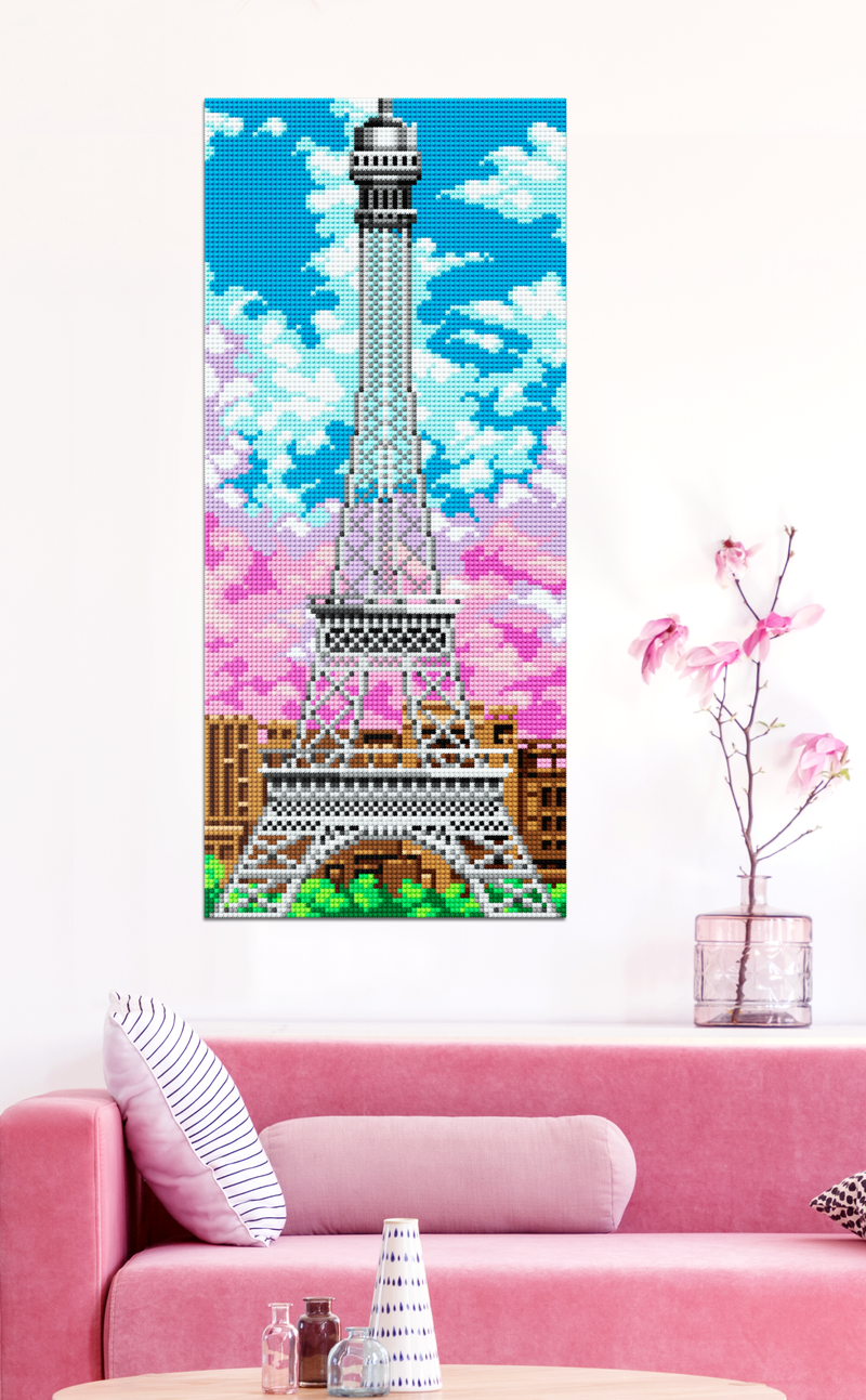 Eiffel Tower Pixel Puzzle
