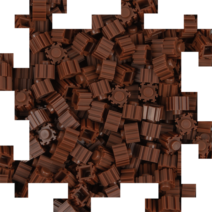 Dark Brown Pix-Brix - For Naturalistic Designs