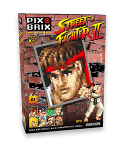 Ryu Street Fighter® Pixel Puzzle Bricks