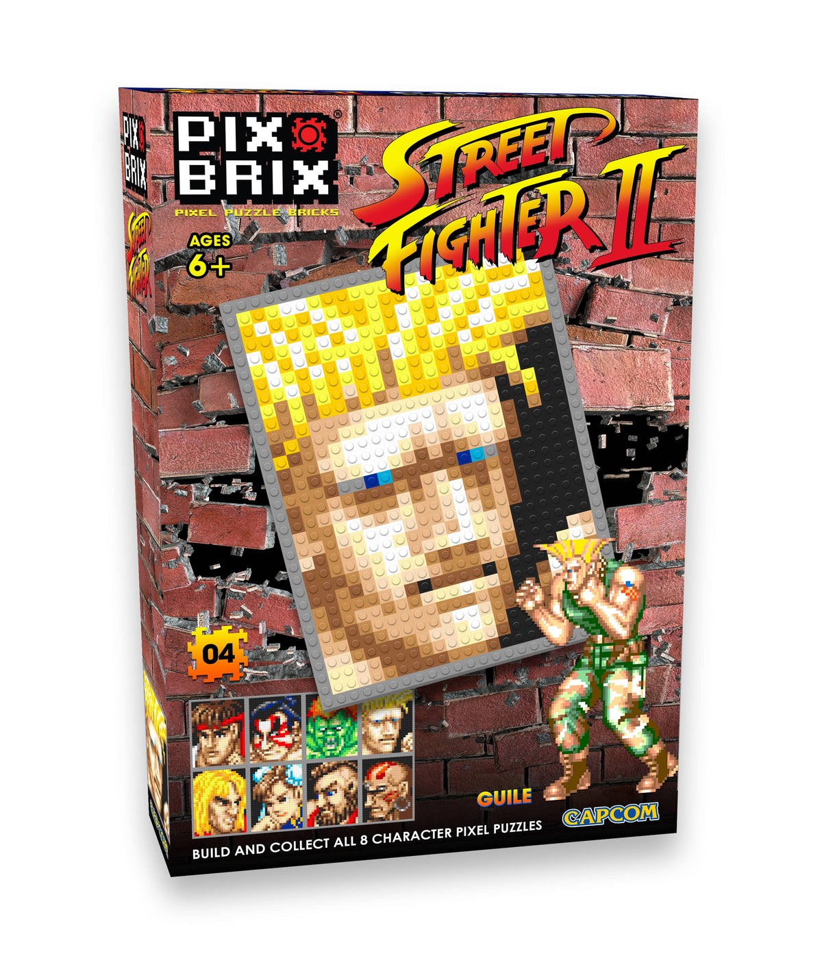 Street Fighter Pix Brix – Iconic 3D Figurine Building Kits