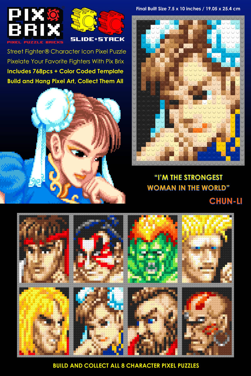 Street Fighter® Chun Li Pixel Puzzle