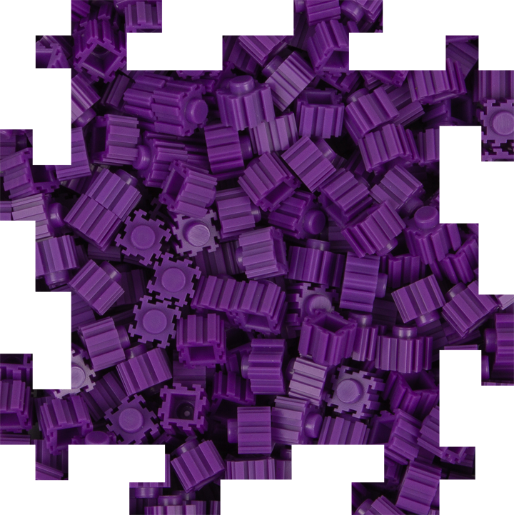 Dark Purple Pixel Bricks