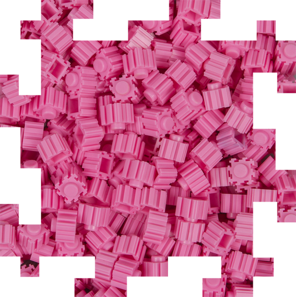 Dark Pink Pixel Puzzle Brick