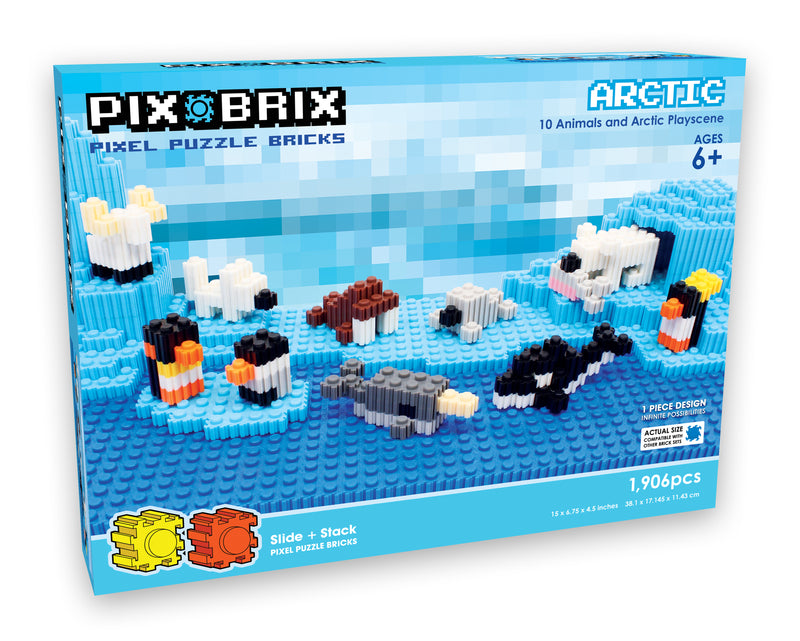 Arctic Animal Set - Interactive Building Fun – Pix Brix