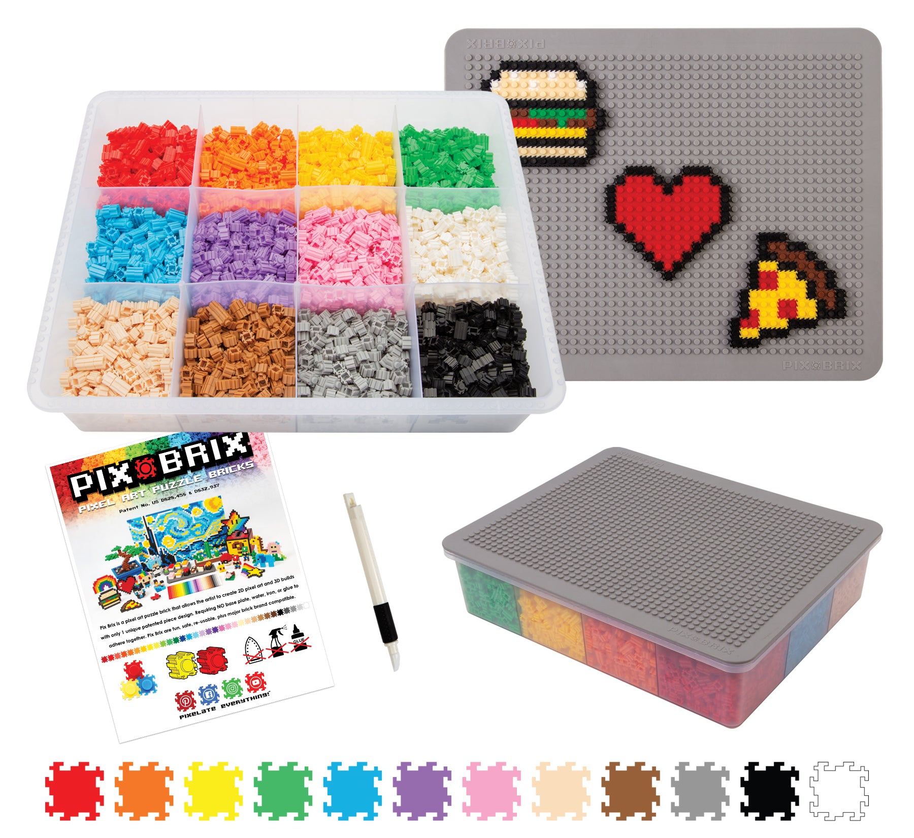 6000pc Medium Palette Pix-Brix Kit - Sop now!