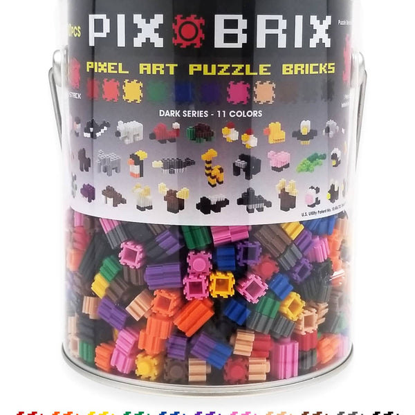 Dark Green Pixel Bricks - Lush Tone Art Creations – Pix Brix