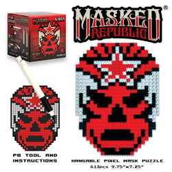 Legends of Lucha Libre 8-bit Luchador Pixel Puzzle Kits