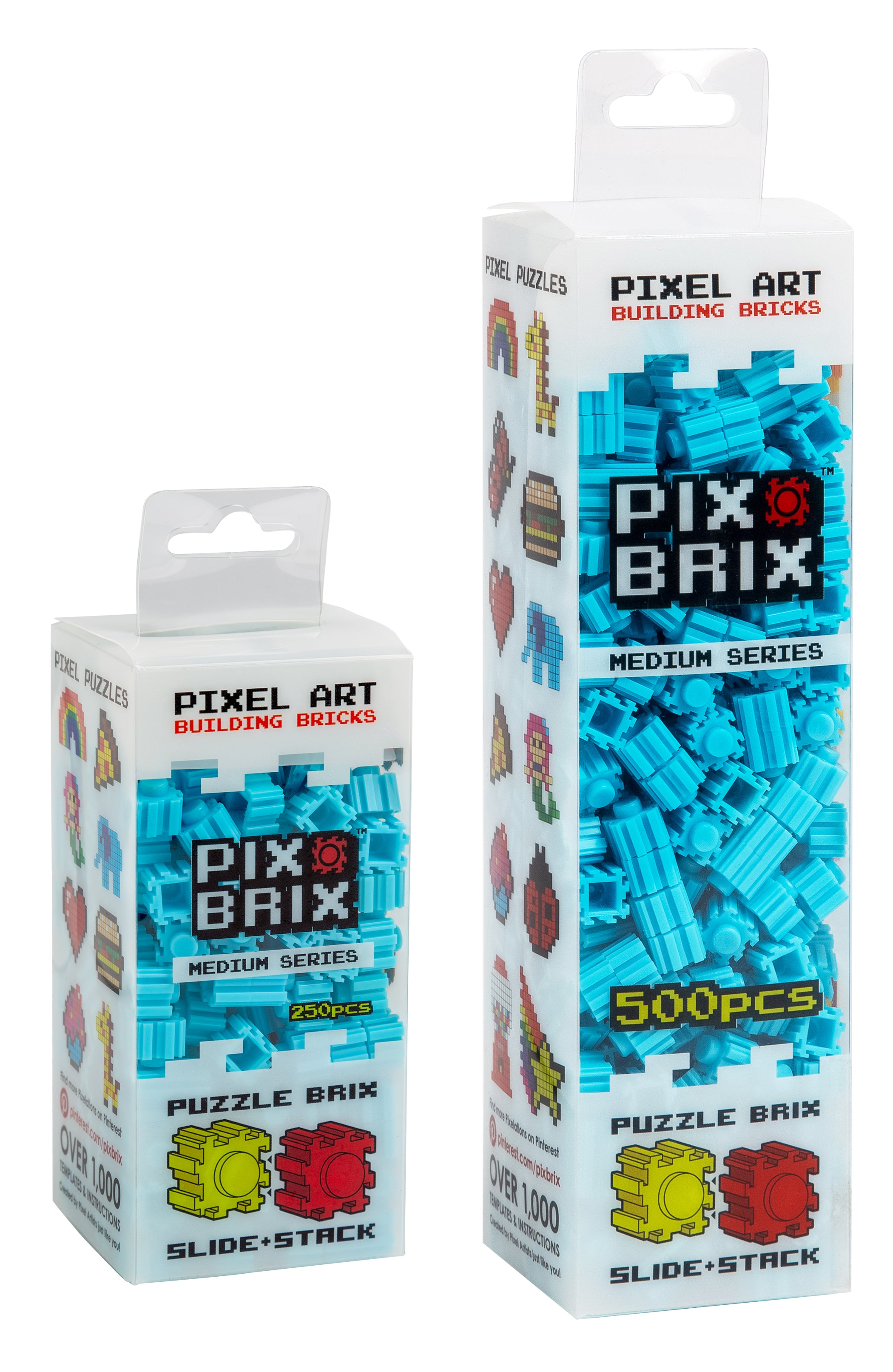 Medium Blue Pix Brix Building Blocks Set