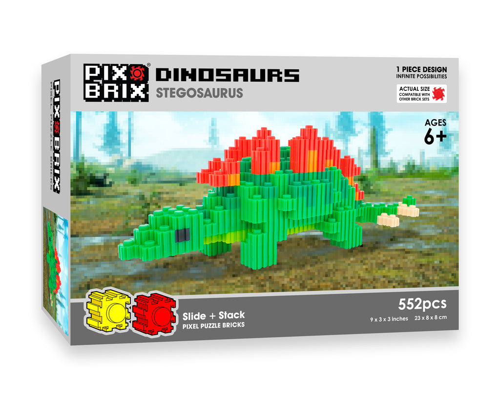 Pix Brix Dinosaur Kits - Set of 3