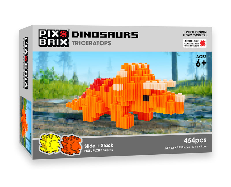 Triceratops Pix Brix Dinosaur series