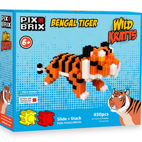 APIS♪HuLa＊Lea✿ページ　VISCARDI リンクスキャット Build a Bengal Tiger with Wild Kratts Pix Brix Kit