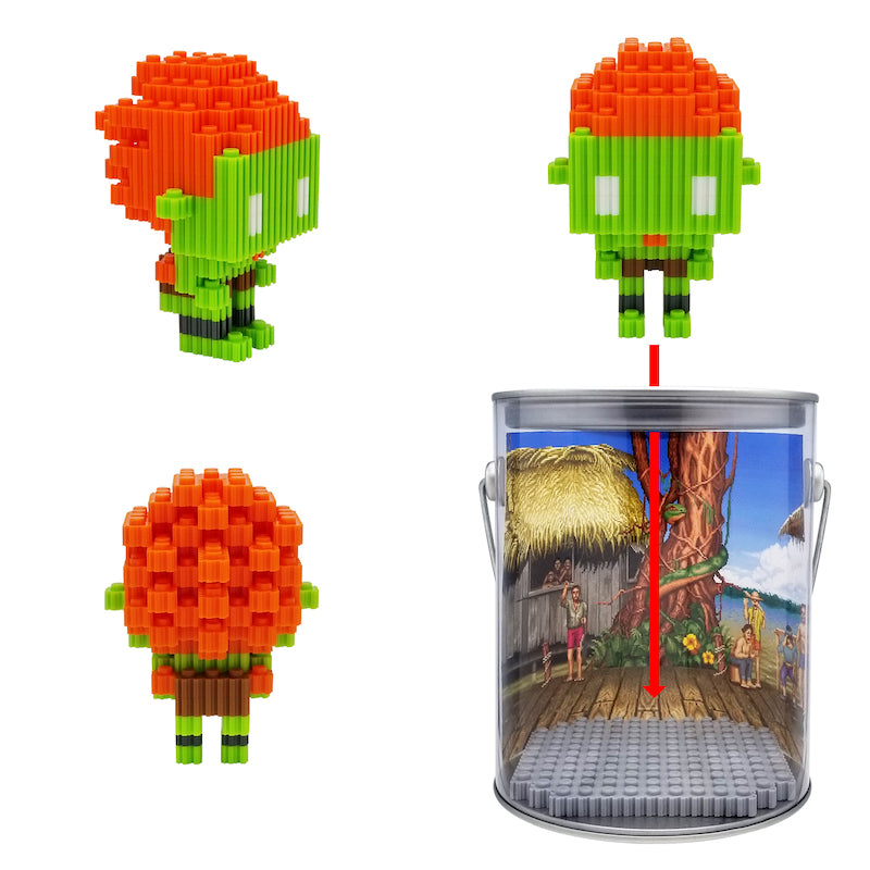 Street Fighter® 3D Mini Pixel Fighter – Blanka