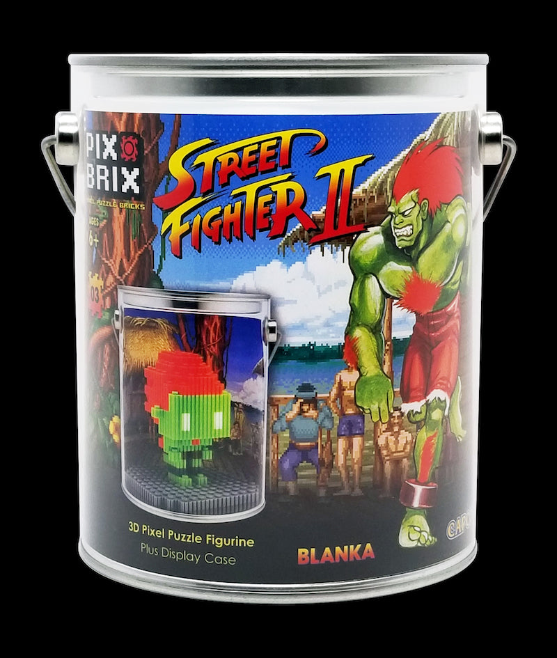Street Fighter® 3D Mini Pixel Fighter – Blanka