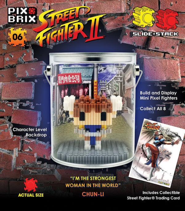 Street Fighter® 3D Mini Pixel Fighter – Chun Li