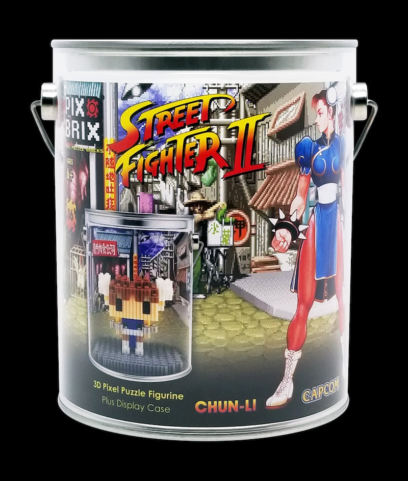 Street Fighter® 3D Mini Pixel Fighter – Chun Li