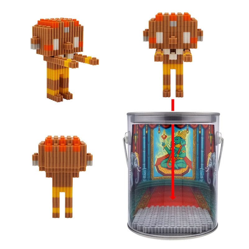 Street Fighter® 3D Mini Pixel Fighter – Dhalsim