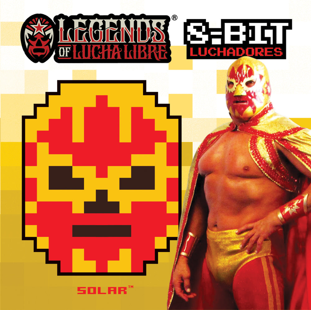 Solar Luchador Pixel Puzzle Kit: Legends of Lucha Libre