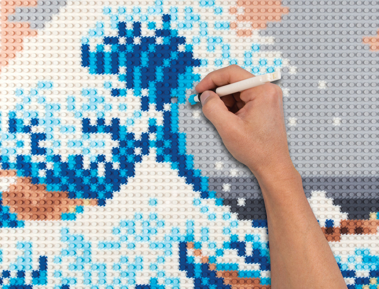 The Great Wave Off Kanagawa Puzzle - Pixel Art Challenge