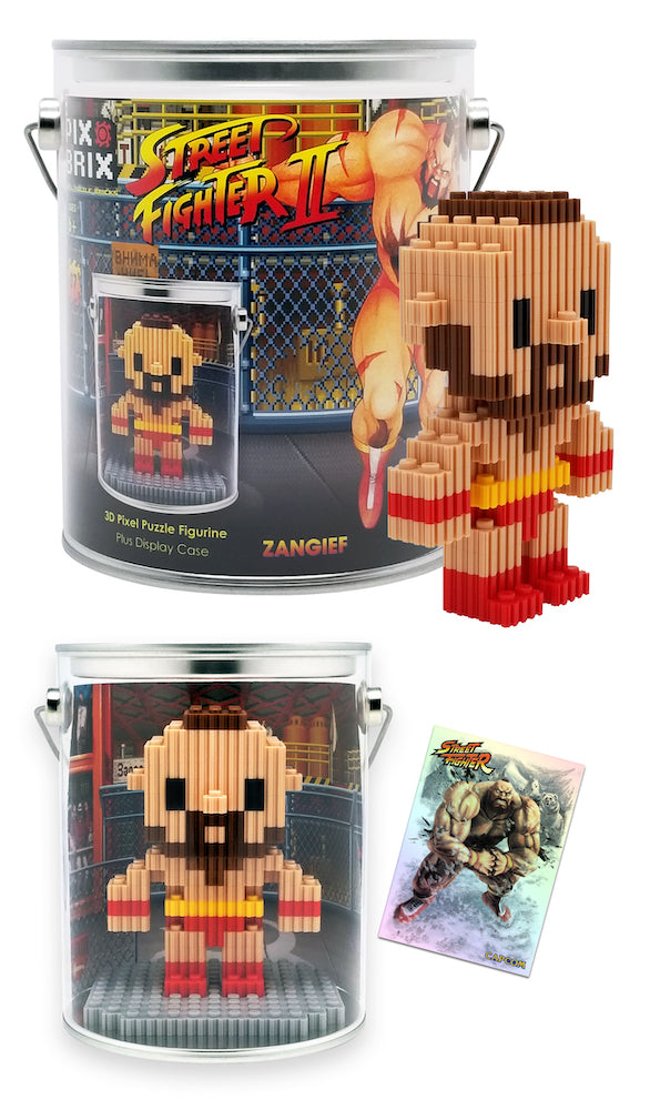 Zangief Street Fighter® Pixel Puzzle Bricks– Shop Online! – Pix Brix